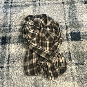 Flannel Button Up Shirt